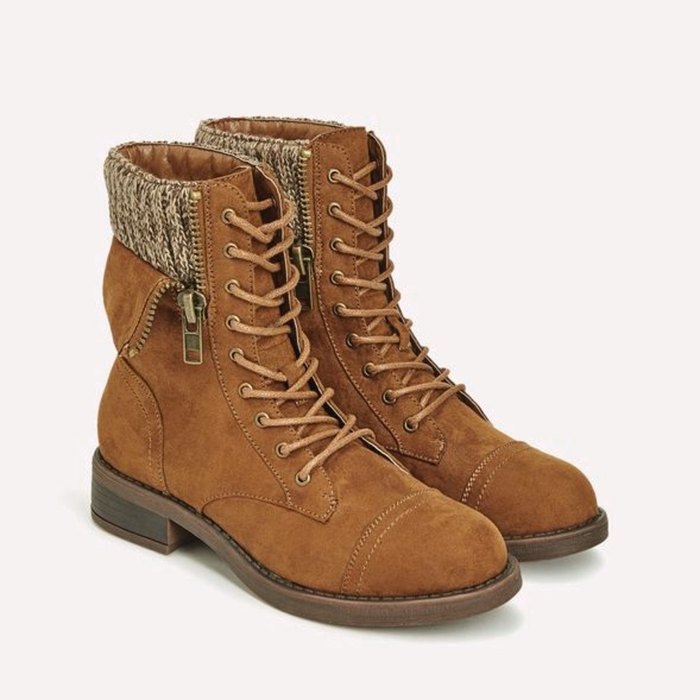 Sarita Combat Boots JustFab